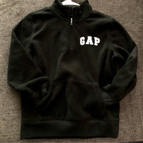 Gap Kids 1/4 Zip Mock Fleece Pullover - Picture 3 of 6